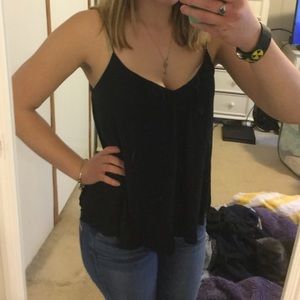 Black v-neck cami from American Eagle!